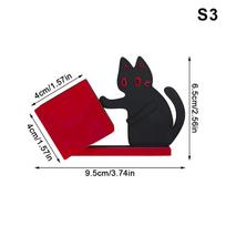 Cat Pushing Box Storage Box Cute Cat Desk Decorative Ornament Pen Holder Stationery Storage Dry Flower Vase Small Item Storage S1