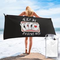 Alice In Borderland Beach Towel Soft Microfiber Quick Dry Absorbent Quick Towels For Bath 70x140 cm