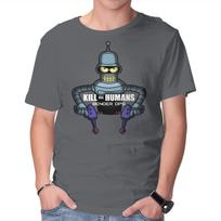 Unisex Crew Neck T-Shirt Bender Ops Graphic Short Sleeve Casual Tee XS