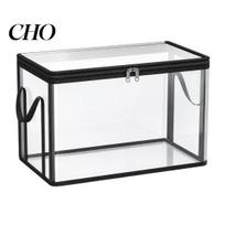 Clear Plastic Storage Container Clothing Bag, with Lids And Handles, Stackable Heavy-duty Bags Foldable Bins, Tear-Resistant Dustproof for Clothes L 1pc juoda