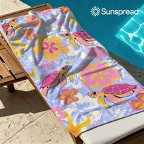 Tropical Turtle Beach Towel Quick Drying Travel Towel Unisex Soft Comfortable Quick Dry Portable for Men Women Beach 50x100cm