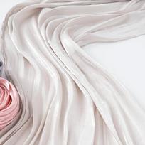 Elegant Silk Hijab Scarf Bandana Long Islamic Turban All-march Wide Wraps Shawl Women pilkai balta spalva