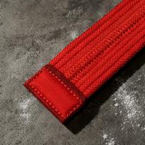 2PCS Reinforced Stitching Lifting Straps Cotton Cotton Lifting Straps Weight  Pull up Training raudona