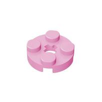 10 vnt. 4032 3/4 apvalus plokštės statybinis elementas Moc spalvos Suderinamas su Brick DIY Vaikų žaislų surinkimo dėžutė 10pcs rožinė