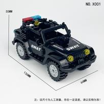 II Pasaulinio karo karinis Humvee džipas 2 režimai šarvuotas automobilis armijos automobilis statybiniai blokeliai klasikinio modelio figūrėlė Moc žaislai berniukams vaikams dovana