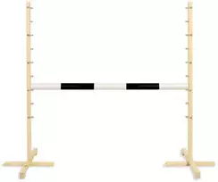Šuolių kliūtis Hobby Horse su 120 cm juoda kartimi