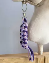 Pavadėlis hobi arkliukui, dvigubas, violetinis
