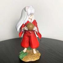 16cm Anime Cartoon InuYasha Action Figure Childhood Inuyasha Figure Cute Dolls Standing Model PVC Collectible Decoration Gifts no box