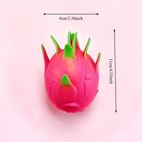 Simulation Dragon Fruit Stress Ball Squishy Toy Squishy Squeeze Stress Reliever Fidget Sensory Toy Stretchable Decompression Toy