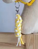Pavadėlis hobi arkliukui, baltai geltonas