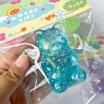 Sequin Bear Stress Relief Ball, Stress-Relief Syrup Bear, Party Favors, Slow Rebound Sequin Candy Bear