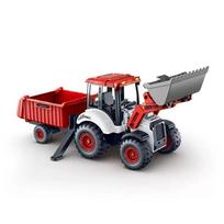 children new style Simulation 2in1 Bulldozer Excavator Vehicle  plastic Toys Diecast Engineering Truck Construction Boys Gifts raudona