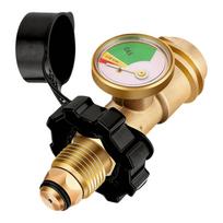Pressure Gauge Adapter POL Converter Outdoor Grilling Gas Adapter Integrated Pressure Gauge Quick-connect Fitting China Mainland