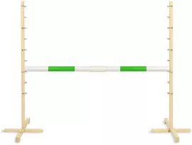 Šuolių kliūtis Hobby Horse su žalia sija, 120 cm aukščio
