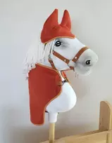 hobby horse: vilnonis apklotas ir ausinukai, rusvi