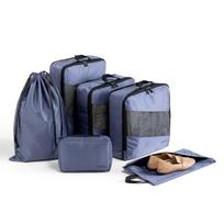 5 Set/6 Set Compressible Packing Cubes Travel Storage Bag Portable Large Capacity Waterproof Suitcase Handbag Luggage Organizer Set