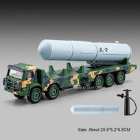 1:50 DF-41 DF-5B JL-2 Missile Launch Vehicle Model Toys Metal Diecast  Sound Light Slide Forward Military Cars for Boys Gifts
