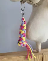 Pavadėlis hobi arkliukui, tamsiai rožinis/violetinis/geltonas