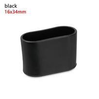 4 vnt. Stalo kojinės Apvalus dugnas Baldų kojelės Neslystantys uždangalai Kėdės kojų antgaliai Silikoniniai padukai 16x34mm juoda