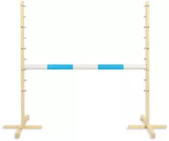 Šuolių kliūtis medinė šviesiai mėlyna 120 cm