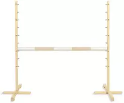 Šuolių kliūtis šviesiai smėlio spalvos medinė 120 cm