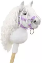 Hobby Horse lazdelinis arkliukas Super Premium baltas A5