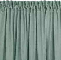 Užuolaidos 280×270 cm iš čenilio mint spalvos