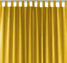 Užuolaidos iš čenilio 280×300 garstyčių spalvos
