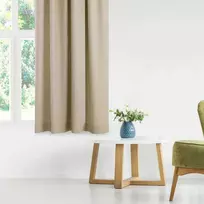 Užuolaidos 220×245 cm smėlio spalvos BRAID FLEX CARMENA