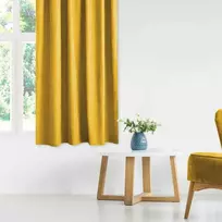 Užuolaidos 220×245 garstyčių spalvos iš šenilės