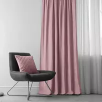 Užuolaidos 220×245 cm iš čenilės rožinės
