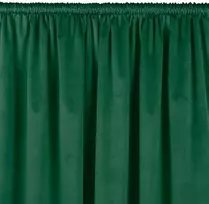 Užuolaidos 200×270 cm aksominės su tuneliu tamsiai žalia