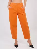 Kelnės moteriškos oranžinės