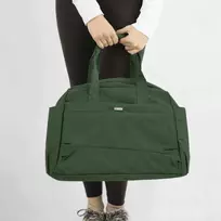 Moteriška pilates rankinė 46×28×21 cm chaki spalvos Solier