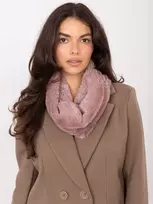 Kaklaskarė moteriška šviesiai violetinė dirbtinis kailis