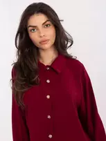 Marškiniai bordo spalvos IT – elegancijai ir patogumui kiekvieną dieną.