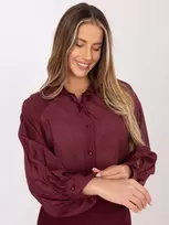 Marškiniai bordo atspalvio IT – elegancijai ir patogumui kiekvieną dieną.