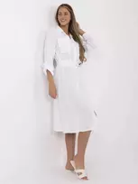Suknelė balta moteriška elegantiška
