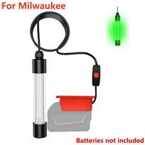 Fishing Lure Lights for Makita/Dewalt/Milwaukee 18V Battery  IP68 Waterproof Underwater Fishing Light Night Fishing Green Light