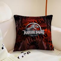 Klasikinio filmo J-Jurassic Park pagalvės užvalkalas Svetainė Galvūgalis Miegamasis Biuras Pagalvė Pagalvė Sofa Miego laikas Pagalvės užvalkalas 12x12Inch