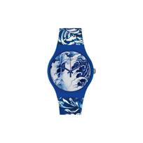 SWATCH Unisex Mėlynas Laikrodis SUOZ154 SUOZ154 Multicolor Watch Dial blue