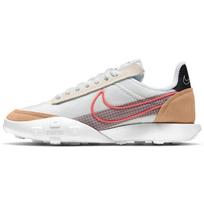 Nike  Waffle Racer 2X White Bright Crimson Women Sneakers Team-Red CK6647-101 35.5