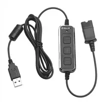 Dėklas Tellur Voice 510N monofoninės laidinės ausinės su USB adapteriu, juodos