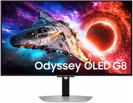 Samsung LS32HG800SUXEN 32" Gaming Monitorius Odyssey OLED G8 G80SH 3840x2160/16:9/300cd/m2/0.03ms, HDMI, DP, USB | Samsung