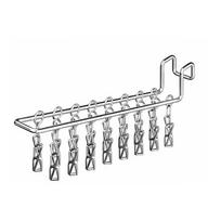 Stainless Steel Socks Drying Rack Windproof Socks Clips Underwear Rack  Laundry Room 16 Clips