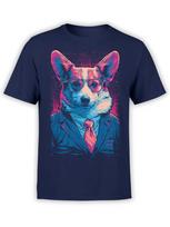 Neon Boss Corgi Tshirt Unisex S