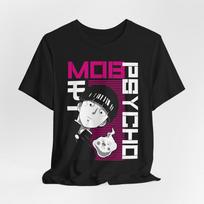 Mob Psycho Character Unisex Tee  Mob And Dimple Anime Shirt Design S