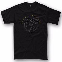 Vinyl Master T-Shirt DJ Gift Technics 45 Turntable Adapter Music Graphic Tee XXXXL
