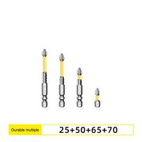 Neslystantis smūginis grąžtas 25/50/65/70/90/150 mm Magnetinis atsuktuvo antgalių rinkinys 1/4 colio šešiakampė kotė elektriniam grąžtui B5