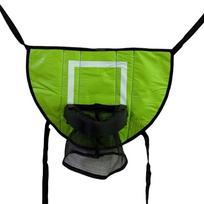 Foldable Trampoline Basketball Hoop Kit Safety Portable Basketball Hoop Toys  Sport Games Green  Hoop